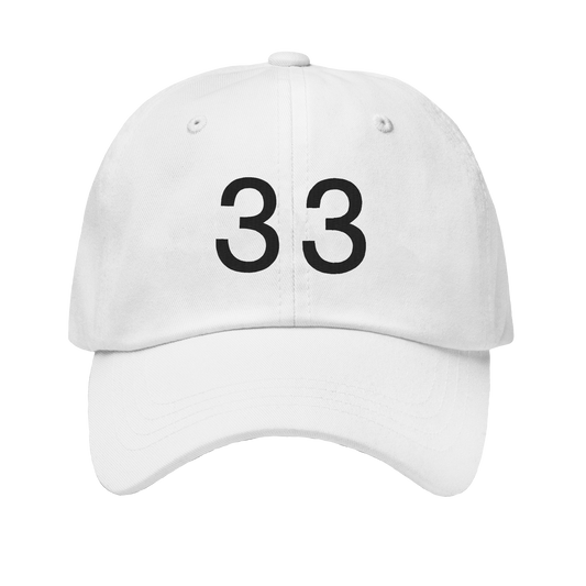 NEW WORLD “33” CAP WHITE